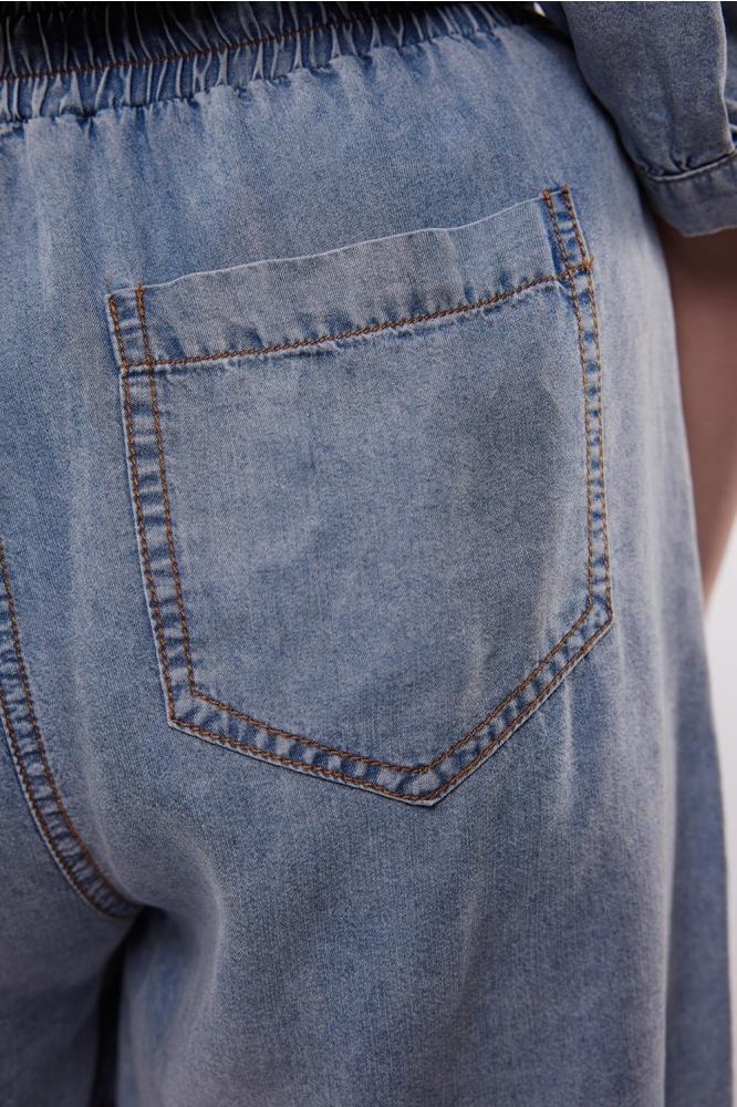 LEVANTO SHORTS 25ZFBC213 903 DENIM MID BLUE